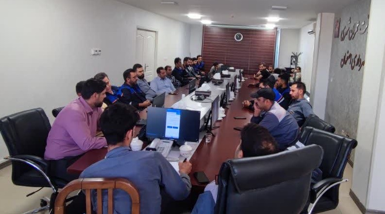 جلسات آموزش پرسنل پیمانکار - نرم افزار نگهداری و تعمیرات